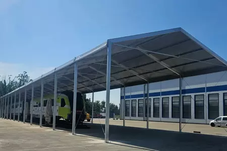 Hala namiotowa Modertrans- Poznań