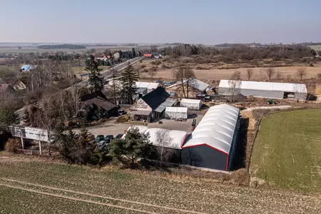 Hala namiotowa - Słupia pod Bralinem - Egen