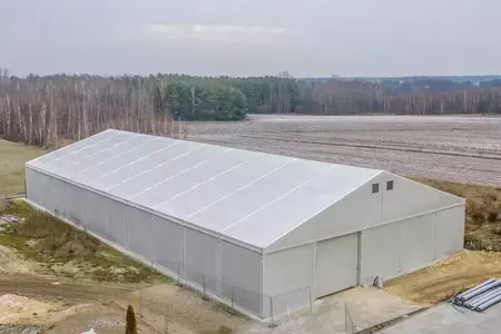Hală de cort vs. clădire din zid - ce este mai rentabil? Compariție a costurilor și timpului de realizare